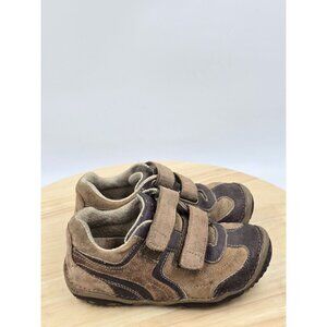 Stride Rite Toddler Brody Sneakers Brown Leather Sz 9.5W